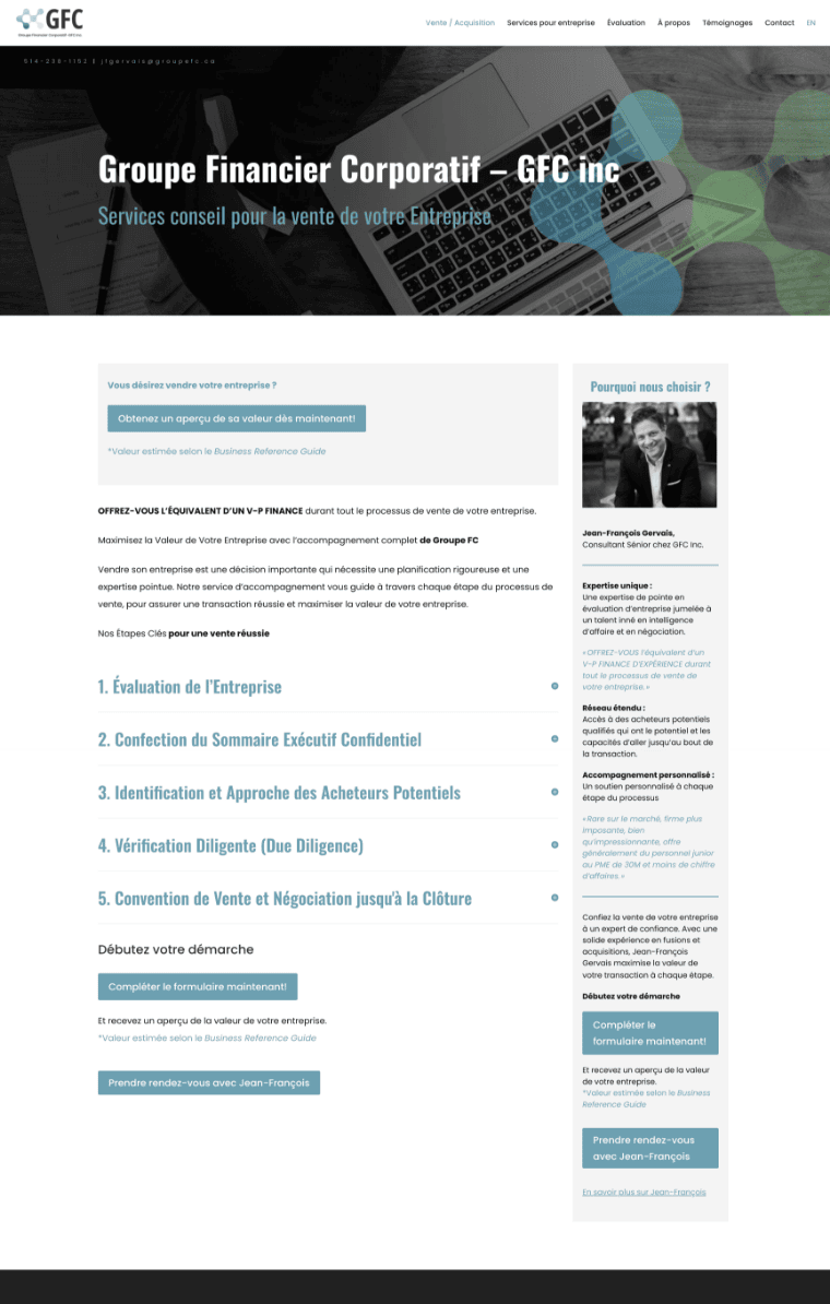 Groupe FC Vente/Acquisition